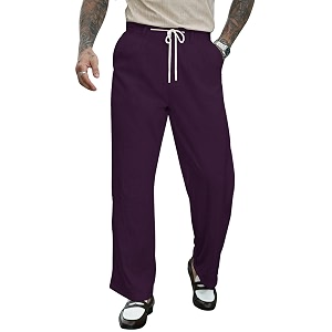 TOPLOT Mens Casual Pant Trouser for