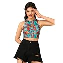 TOPLOT Sleeveless Crop Top for Women Sleeveless