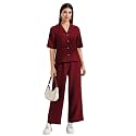 TOPLOT Women39s Co-ord Set Short Sleeve