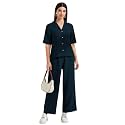TOPLOT Women39s Co-ord Set Short Sleeve