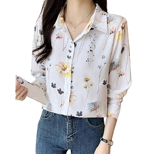 TOPLOT Womens Shirt Stylish Top Design