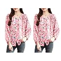 TOPLOT Women39s Shirt Top Elegant Floral