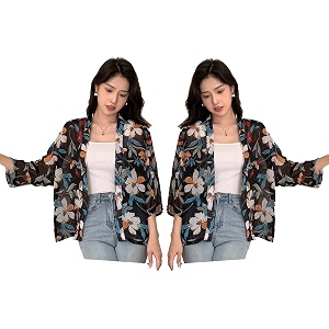 TOPLOT Womens Shrug Stylish Layering Top