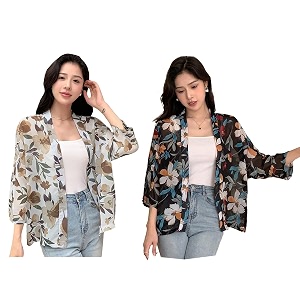TOPLOT Womens Shrug Stylish Layering Top