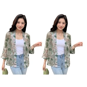 TOPLOT Womens Shrug Stylish Layering Top