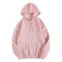 TOPLOT Women39s Wool Blend Solid Hoodie with