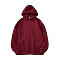 TOPLOT Women39s Wool Blend Solid Hoodie with