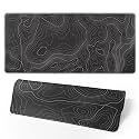 Topographic Contour Extended Big Mouse Pad LargeGaming
