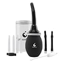 TopQuaFocus 14.5OZ Large Enema Bulb Kit Douche Bulb for Men Women Colon Cleaning Feminine Care Enemas -BPA and Phthalates Free Black