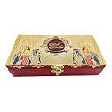 TOPSHELF Elephant Design Wedding Fancy Shagun Cash Box, Designer Money Gaddi for Wedding and Engagement, Gift Box (Orange, Pack of 1)