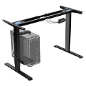 TOPSKY Dual Motor Electric Standing Desk, Height Adjustable with CPU Holder