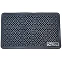 Boot Compatible with Tata Healpad Custom Fitted Faux Leather Boot Antiskid Car Floor Mats - Black with Beige Thread