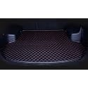 TOPSTITCH Boot Compatible with Maruti Fronx Luxurious Custom Fitted Car Trunk/Boot/Dicky Mats - Black with Red
