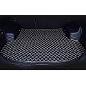 Premium for Mg Hector Custom Fitted Car Trunk/Boot/Dicky Base Mat (Black/Beige Thread)