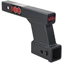 TOPTOW Trailer Receiver Hitch Extender Adapter 6" Drop/Riser, 8.5" and 10.5" Extension Length, 2" Shank, 7500lbs Towing Capacity, Matte Black…