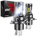 Torchbeam 2026 H4 LED Light Bulbs, 2 Pcs 91000LM 6500K White Lighting Solution, Optimized Beam Pattern