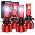 Torchbeam 2026 119000LM 9005 9006 LED Bulbs, 6500K Cool White, Ultra-Focused Beam, Plug &amp; Play Install, 10X Brightness, Extended 80,000H Life, 4 Pack