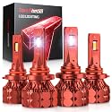 Torchbeam 2026 9005 9006 LED Autos 140000LM, Ultra Beam Control, 6500K Bright White, 80,000 Hrs, Plug &amp; Play, 10X Brightness Upgrade, Pack of 4