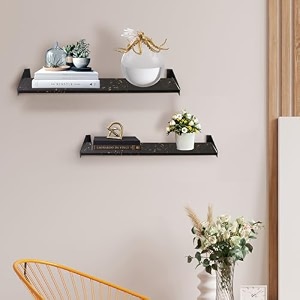 torche wall shelf  wall mount float shelf  wall mounted shelf kitchen wall mount floating shelf for living room marvel- granite black