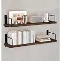 Torche, Wall Shelf | Wall Mount Float Shelf | Wall Mounted Shelf Kitchen| Wall Mount Floating Shelf for Living Room (Marvel- Dark Oak)