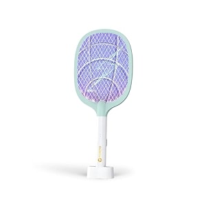 toreto mosquito killer racket bat  2 in 1 auto mode  uv light  mosquito swatterzapper  swift kill  electric insect killer bat  1800mah rechargeable powerful battery made in india