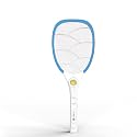 Toreto Rechargeable Mosquito Racket Bat with LED Light | Mosquito Swatter | Powerful Battery | Long Battery Life | Made in India with 6 Month Warranty (Blue)
