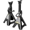 Torin 3 Ton (6,000 LBs) Capacity Steel Jack Stands, 2 Pack, Black, AT43006B