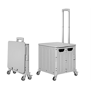 toriox folding portable shopping grocery basket cart trolley with 4 wheel - shopping cart trolley