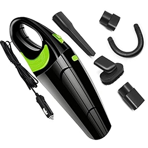 toriyox car vacuum cleaner portable amp corded high power for car cleaning car accessories dc 12v 120w 55 kpa vacuum cleaner wet and dry car vacuum cleaner multipurpose zam eg-126-green