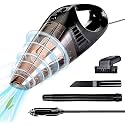 TORIYOX Car Vacuum Cleaner Portable &amp; Corded High Power for Car Cleaning Car Accessories, DC 12V, 120W 5.5 KPA, Vacuum Cleaner Wet and Dry Car Vacuum Cleaner Multipurpose. (AYS_Black)