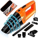 TORIYOX Car Vacuum Cleaner Portable &amp; Corded High Power for Car Cleaning Car Accessories, DC 12V, 120W 5.5 KPA, Vacuum Cleaner Wet and Dry Car Vacuum Cleaner Multipurpose. (SM-OR)