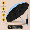 Toriyox Travel Umbrella Reverse Rain and Sun
