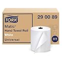 Tork Matic Paper Hand Towel Roll White H1, 6 Rolls x 700 ft, 290089