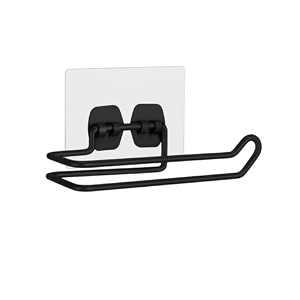 toro adhesive wall mounted rustproof stainless steel toilet paper holder self adhesivetoilet paper roll holdertissue paper roll holder for bathroom black_2 pack 01