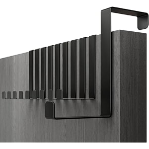 toro over the door hooks heavy duty organizer hooks for living room kitchen hanging clothes towels hats bags black 8 design - 2