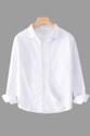TorontoCN Men Solid Casual White Shirt