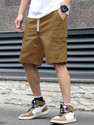 TorontoCN Solid Men Brown Cargo Shorts