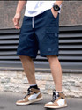 TorontoCN Solid Men Dark Blue Cargo Shorts