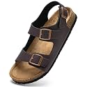 Torotto Womens Sandals with Cork Footbed Open Toe Adjustable Webbing Athletic Slides Sandals for Walking | Beach | Indoor Outdoor