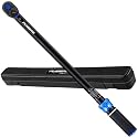 Torque Wrench 1/2 drive, 30-250 FT.LB/40.7-339 Nm, Dual-Direction Adjustable 1/2 Torque Wrench, 72-Tooth Click Dual Range Scales Wrenches for Car, Truck,Tractor