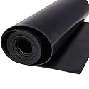 TORRAMI Neoprene Rubber Sheet Roll 1/16 (.062) Inch Thick x 12 Inch Wide x 10 Feet for DIY Gaskets, Pads, Seals, Crafts, Flooring,Cushioning of Anti-Vibration, Anti-Slip