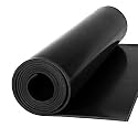 TORRAMI Neoprene Rubber Sheet Roll 1/8 (.125) Inch Thick x 18 Inch Wide x 48 Inch Long for DIY Gaskets, Pads, Seals, Crafts, Flooring,Cushioning of Anti-Vibration, Anti-Slip