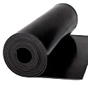 TORRAMI Neoprene Rubber Sheet Roll 1/8 (.125) Inch Thick x 18 Inch Wide x 10 Feet for DIY Gaskets, Pads, Seals, Crafts, Flooring,Cushioning of Anti-Vibration, Anti-Slip