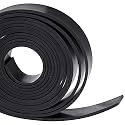 TORRAMI Solid Neoprene Rubber Strips Roll 3/16 (.187) inch Thick X 1 inch Wide X 10 Feet, for DIY Weather Stripping, Gasket, Seal