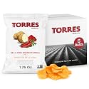 TORRES Selecta De La Vera Hot Smoked Paprika Gourmet Potato Chips - Snack Size Small Batch Artisan Kettle Chips - 1.76 oz. (Pack of 6)