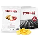 TORRES Selecta Iberian Ham Gourmet Potato Chips - Snack Size Small Batch Artisan Kettle Chips - 1.41 oz. (Pack of 6)