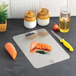 tosaa dp-101 stainless steel chopping board vegetablefruit cutting kneeding cake prep heavy duty chopping-board - 15mm