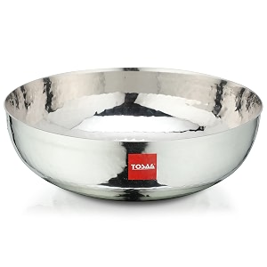 tosaa stainless steel matahr tasla size 10 21cm silver