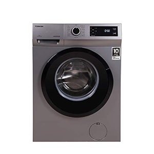 toshiba 75 kg fully -automatic front loading washing machine tw-bj85s2-ind_silver