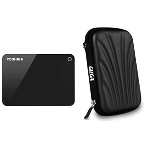 toshiba hdtc920ak3aa canvio advance 2tb usb30 external hard drive black with case